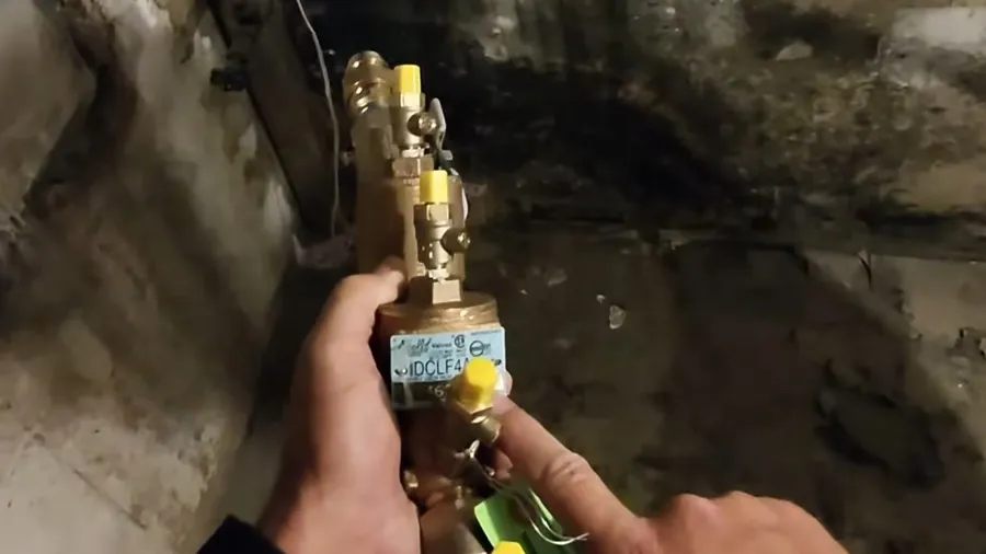 Backflow preventer installed on an exterior supply line for Backflow Testing & Prevention in Lakewood, CA