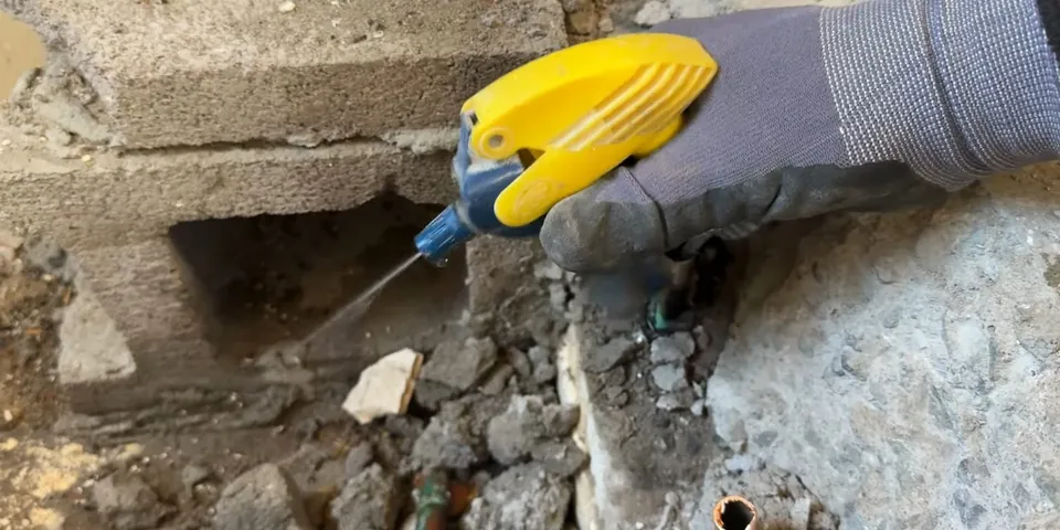 Exposed underground pipe located during leak detection for How Slab Leak Detection Works Without Breaking Concrete