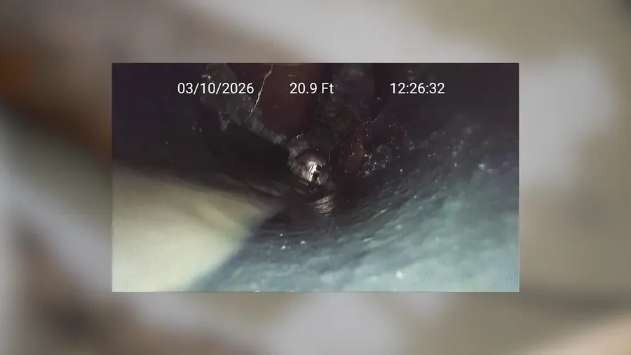 Old cast iron drain pipe with corrosion and scaling for How CIPP Trenchless Sewer Lining Works and Why It’s the Right Fix for